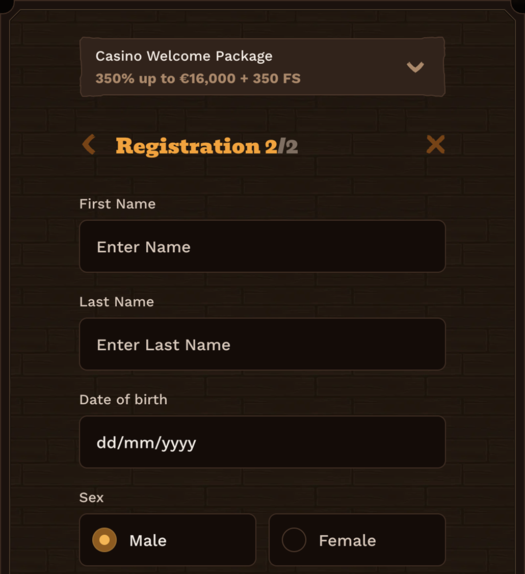 FatPirate Casino cashier and deposit step screen