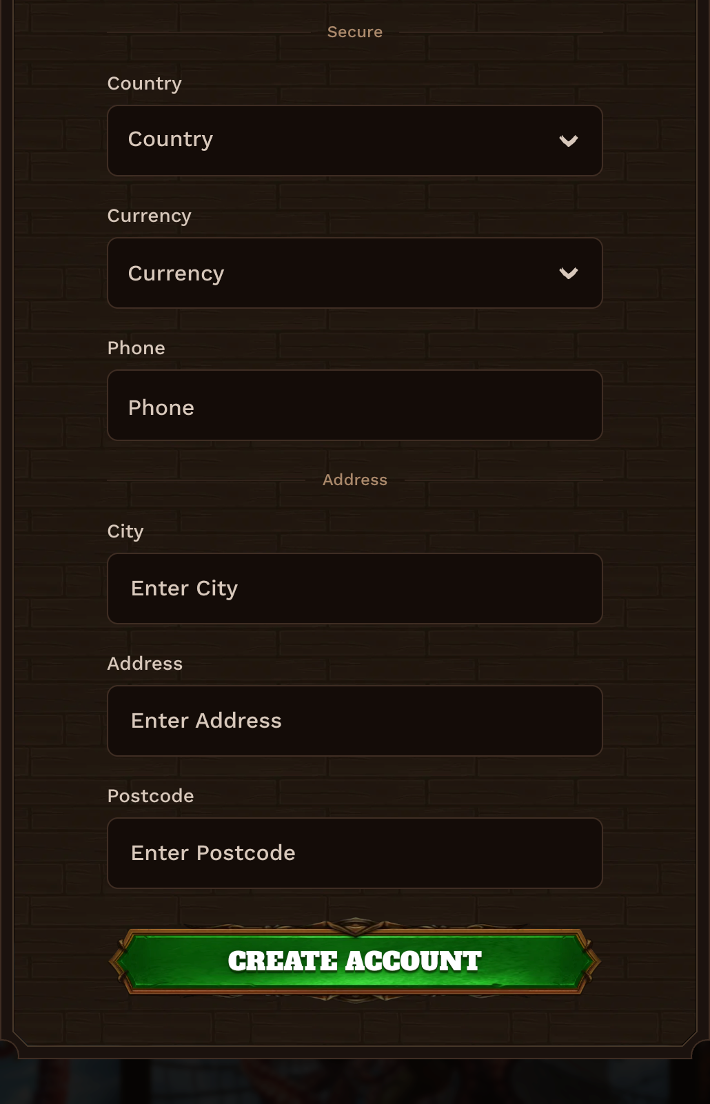 FatPirate Casino account verification screen